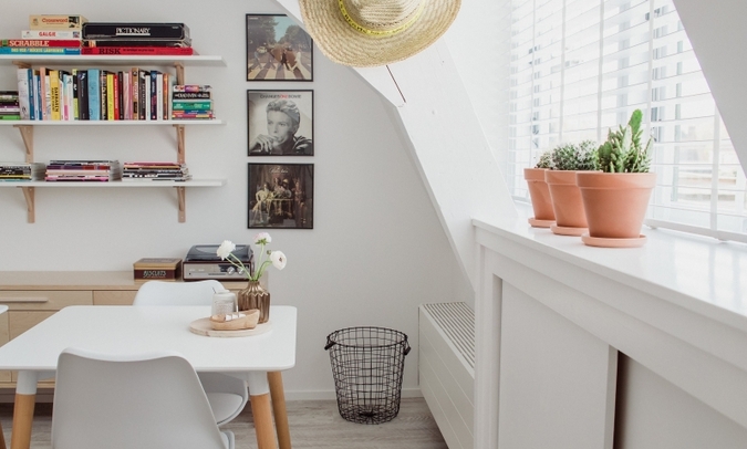 Studio De Bilt, ontijtkamer/keuken/living