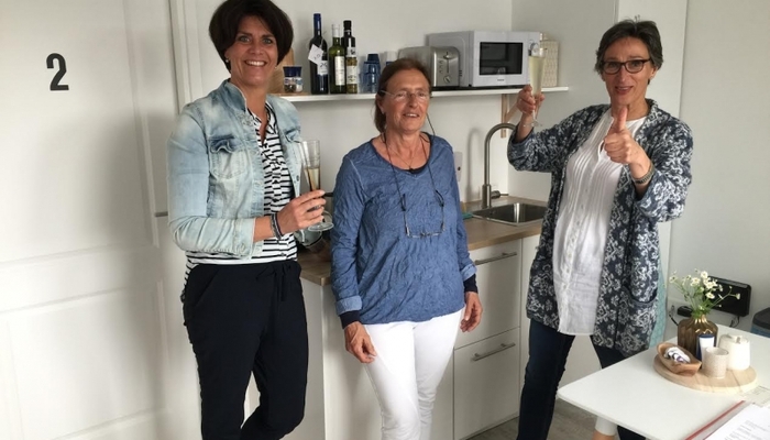 openingsbubbels, marrianne en carien, lochem